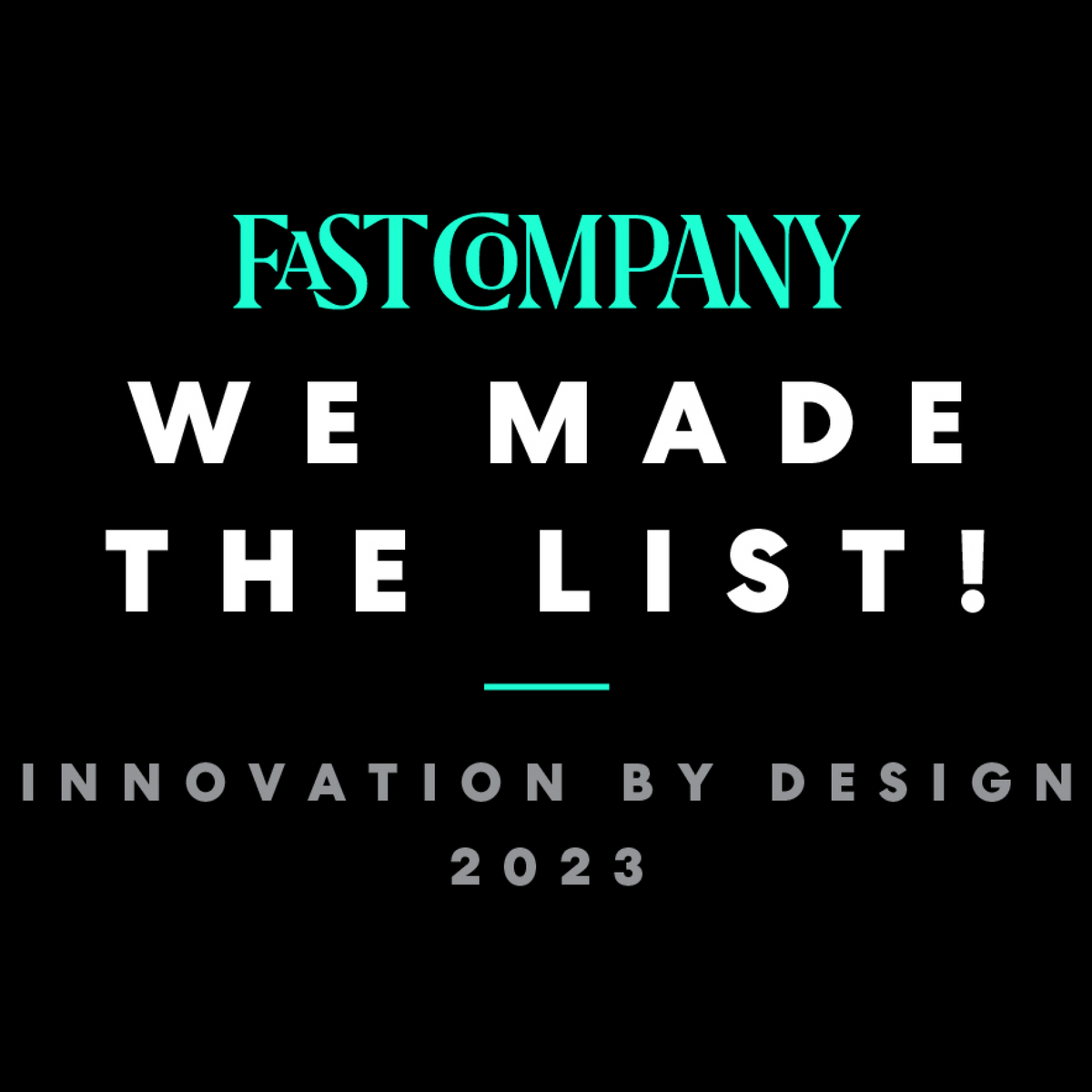 Fast Company’s 2023 Innovation by Design Awards